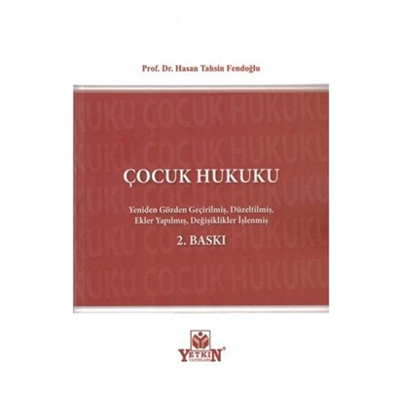 resm Çocuk Hukuku - Hasan Tahsin Fendoğlu