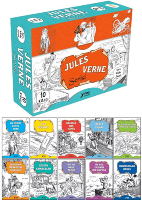 resm 4. Sınıf Jules Verne Serisi (10 Kitaplık Set)