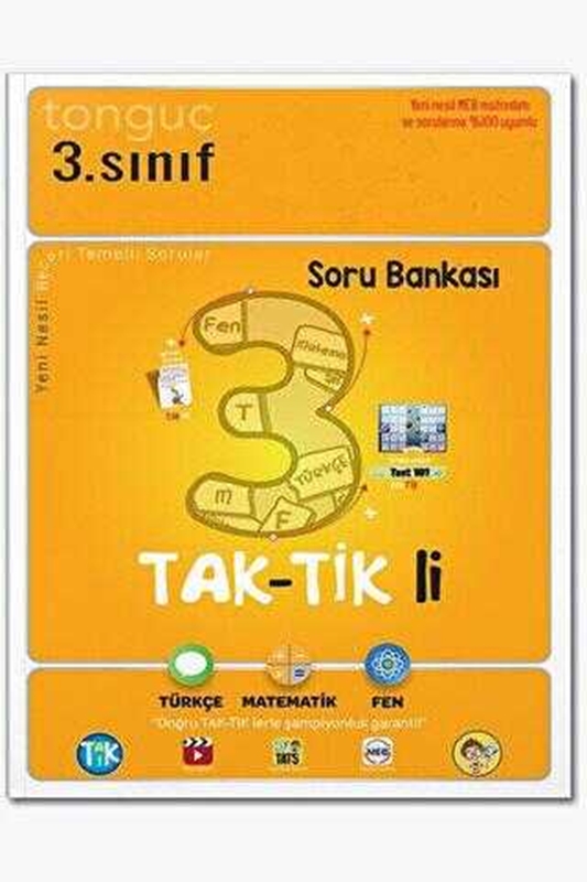 resm Tonguç Akademi 3. Sınıf Tüm Dersler Taktikli Soru Bankası