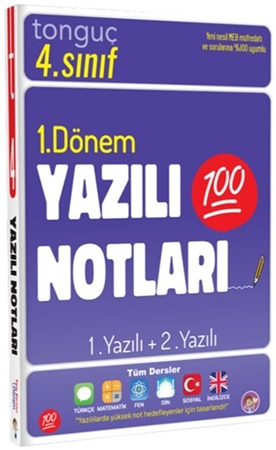 Resim Tonguç Akademi 4. Sınıf Yazılı Notları 1. Dönem 1 ve 2. Yazılı