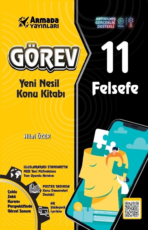 resm Armada Yayınları Görev 11. Sınıf Felsefe Yeni Nesil Konu Kitabı