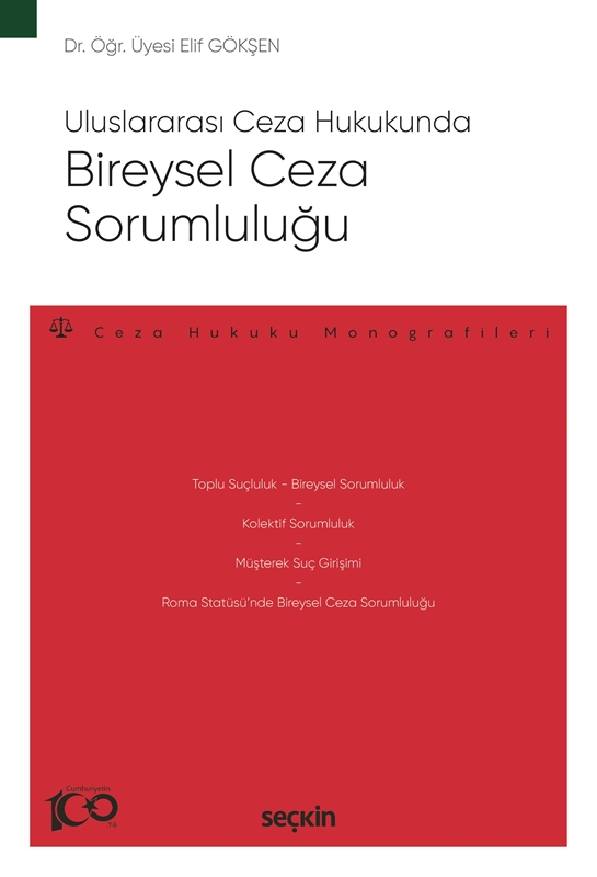 resm Uluslararası Ceza Hukukunda Bireysel Ceza Sorumluluğu