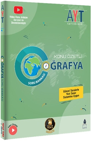 Resim Yavuz Tuna AYT Coğrafya Konu Özetli Soru Bankası