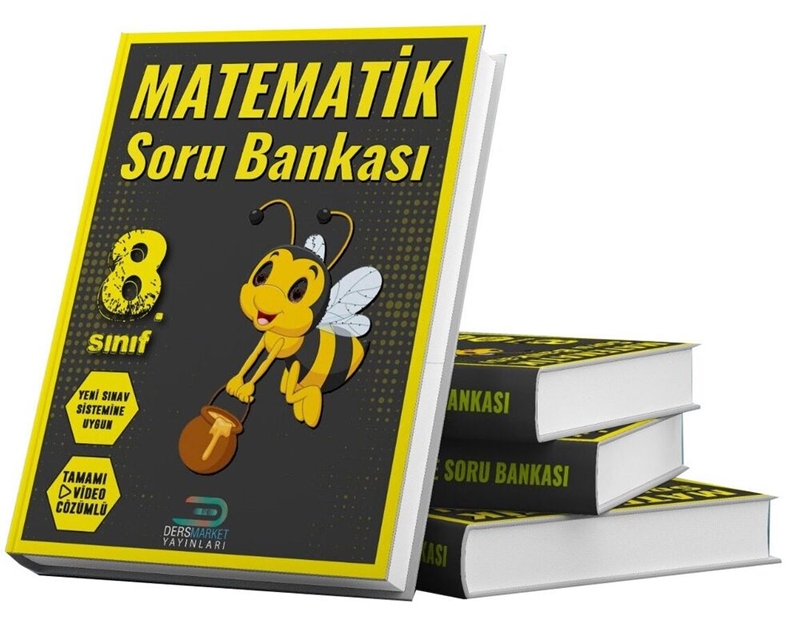 resm Dersmarket Yayınları 8. Sınıf Matematik Soru Bankası