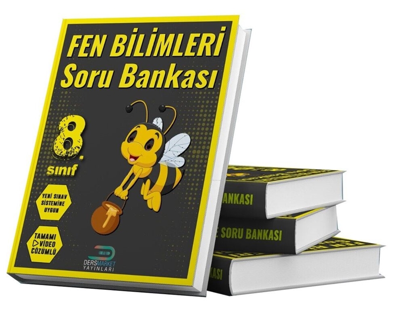 resm Dersmarket Yayınları 8. Sınıf Fen Bilimleri Soru Bankası