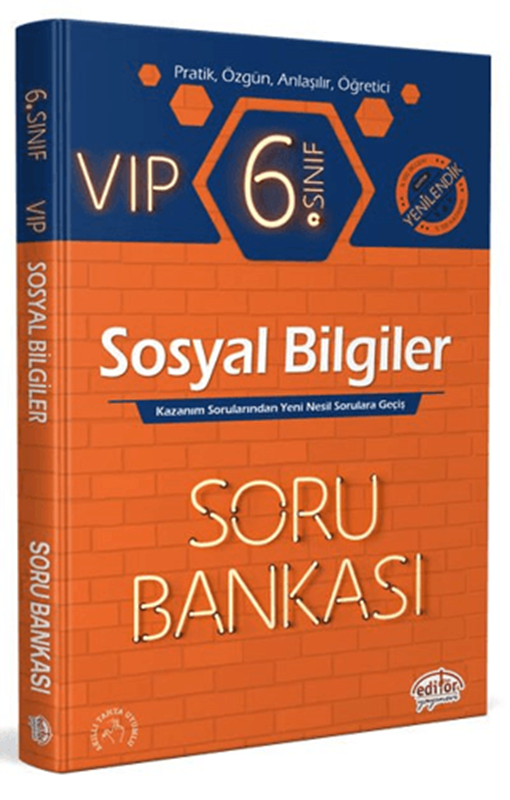 resm 6. Sınıf VIP Sosyal Bilgiler Soru Bankası