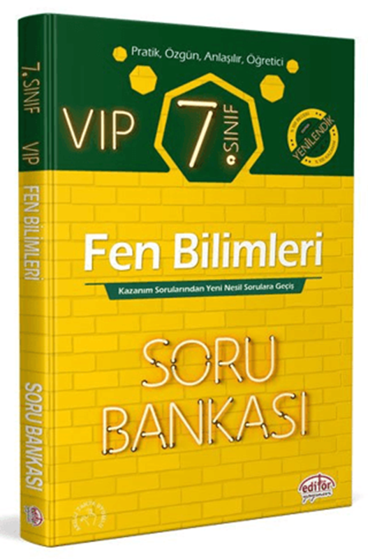 resm 7. Sınıf VIP Fen Bilimleri Soru Bankası