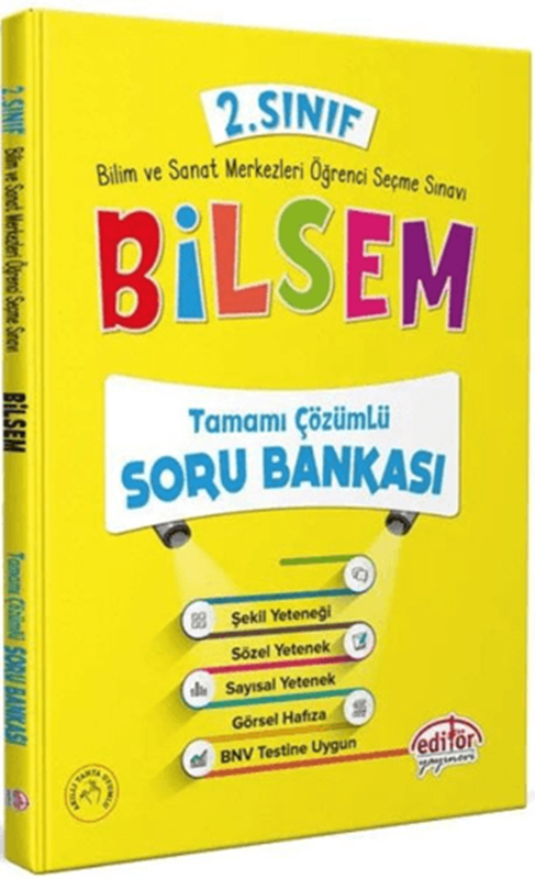 resm 2. Sınıf BİLSEM Tamamı Çözümlü Soru Bankası