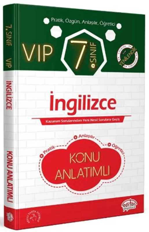 resm 7. Sınıf VIP İngilizce Konu Anlatımlı