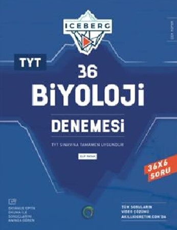 Resim Okyanus Yayınları TYT Biyoloji Iceberg 36 Deneme