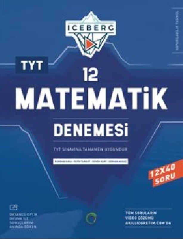 resm Okyanus Yayınları TYT Matematik Iceberg 12 Deneme