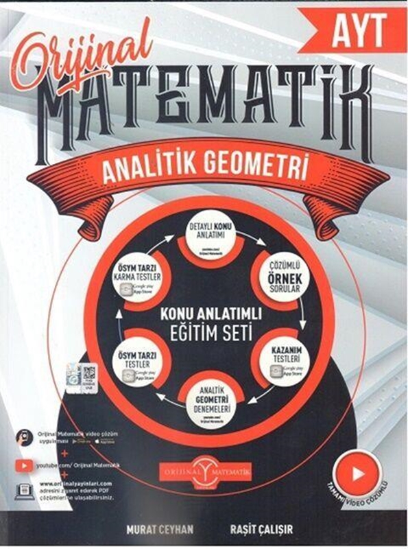 resm Orijinal Yayınları AYT Analitik Geometri Konu Anlatımlı