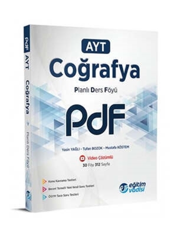 resm Eğitim Vadisi AYT Coğrafya Planlı Ders Föyü Konu Anlatımlı