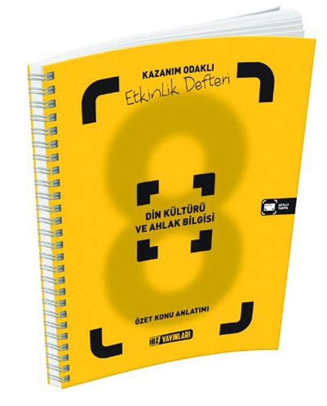 resm Hız Yayınları 8. Sınıf LGS Din Kültürü ve Ahlak Bilgisi Kazanım Odaklı Etkinlik Defteri