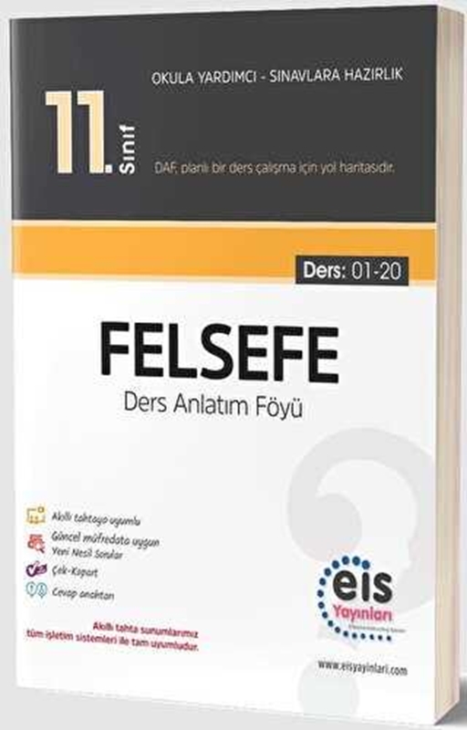 resm Eis Yayınları 11. Sınıf Felsefe Ders Anlatım Föyü