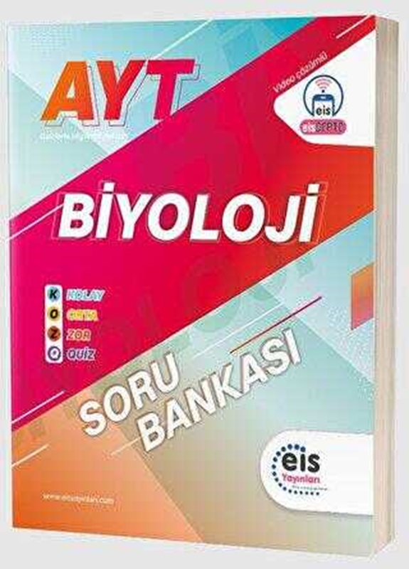 resm Eis Yayınları AYT Biyoloji KOZ Serisi Soru Bankası