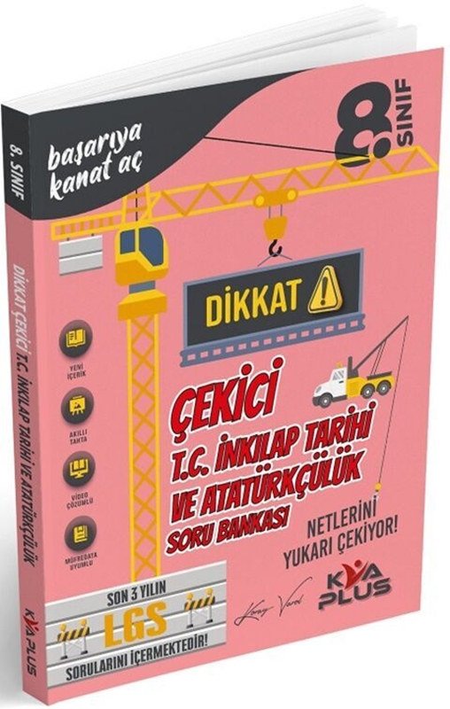 resm KVA Yayınları 8. Sınıf Dikkat Çekici T.C. İnkılap Tarihi ve Atatürkçülük Soru Bankası