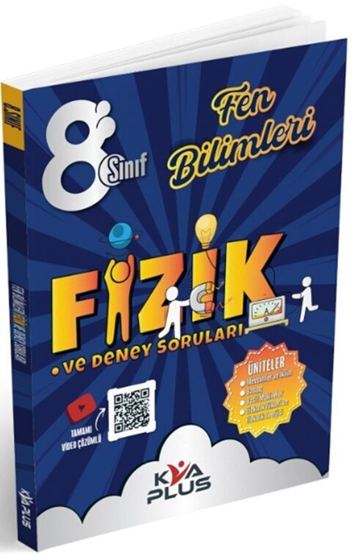 resm KVA Yayınları 8. Sınıf Fen Bilimleri Fizik ve Deney Soruları