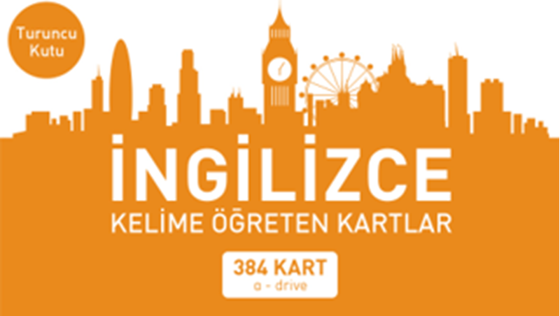 resm İngilizce Dil Kartları 1 (Turuncu Kutu)