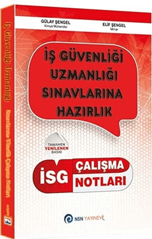 resm İSG İş Güvenliği Uzmanlığı Çalışma Notları