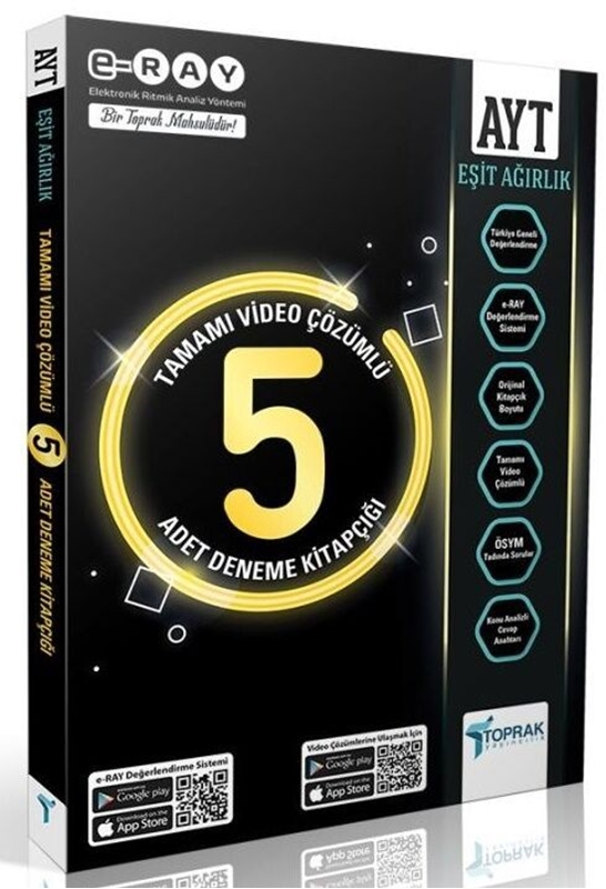 resm Toprak Yayıncılık AYT 5 Lİ Paket Deneme Eşit Ağırlık