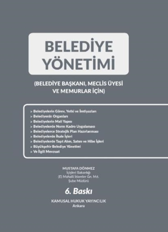resm Belediye Yönetimi 6.Baskı