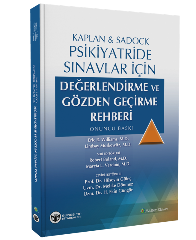 resm Kaplan & Sadock Psikiyatride Sınavlar İçin Değerlendirme ve Gözden Geçirme Rehberi