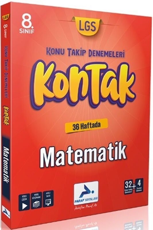 resm Paraf Yayınları 8. Sınıf Matematik Kontak Konu Takip Denemeleri