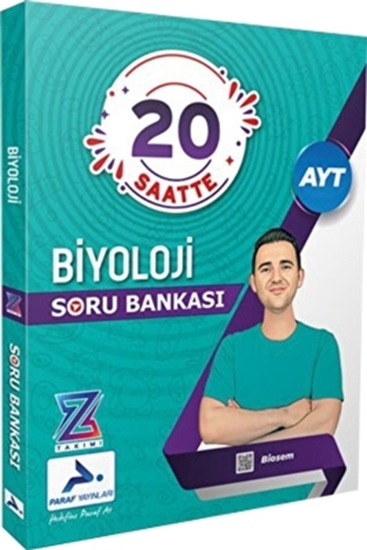 resm Paraf Yayınları Z Takım AYT Biyoloji Video Soru Bankası