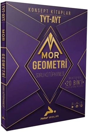 Resim Paraf Yayınları TYT AYT Mor Geometri Soru Kütüphanesi