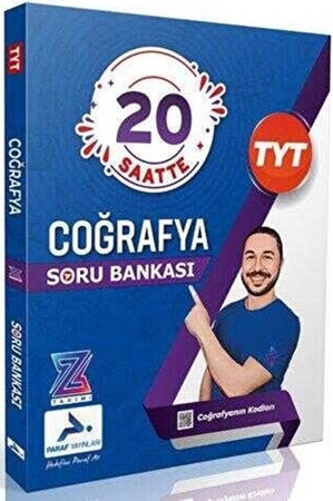 Resim Paraf Yayınları Z Takımı TYT Coğrafya 20 Saatte Soru Bankası