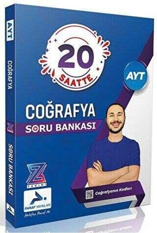 resm Paraf Yayınları AYT Coğrafya Z Takımı 20 Saatte Soru Bankası
