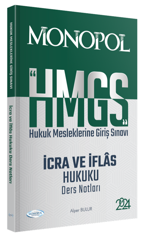 resm HMGS İcra ve İflas Hukuku Ders Notları Monopol Yayınları