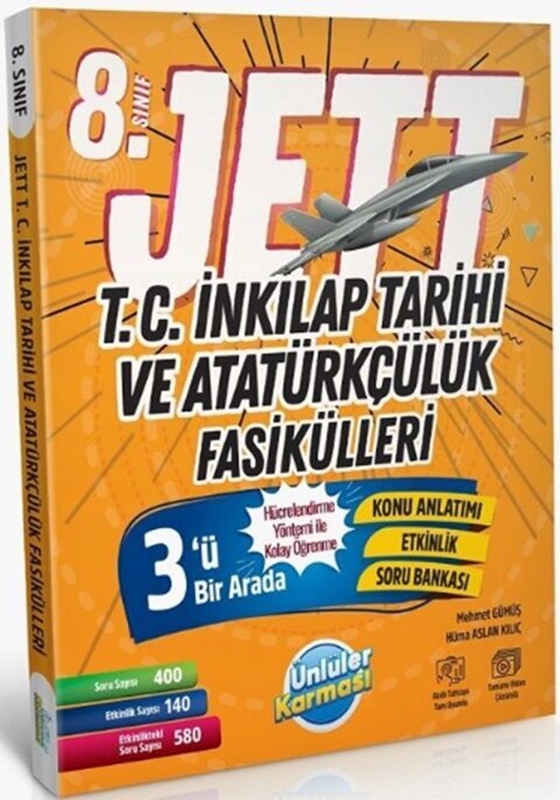 resm 8. Sınıf T.C. İnkılap Tarihi ve Atatürkçülük JETT Soru Fasikülleri
