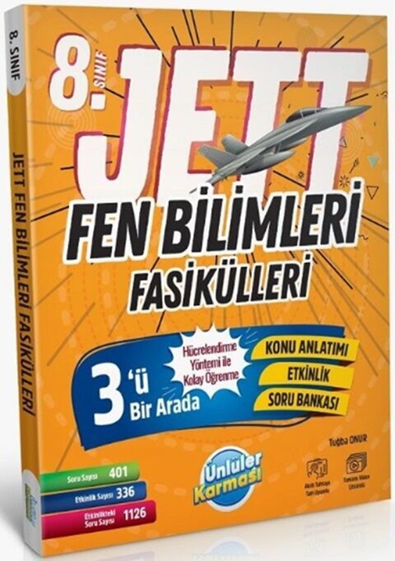 resm 8. Sınıf Fen Bilimleri JETT Soru Fasikülleri