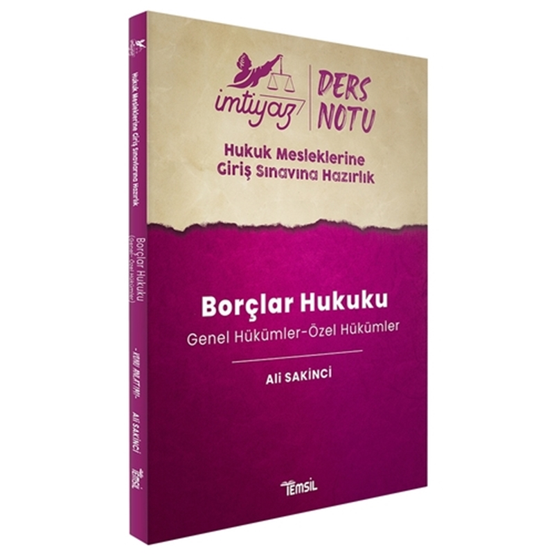 resm İmtiyaz HMGS Borçlar Hukuku Ders Notları