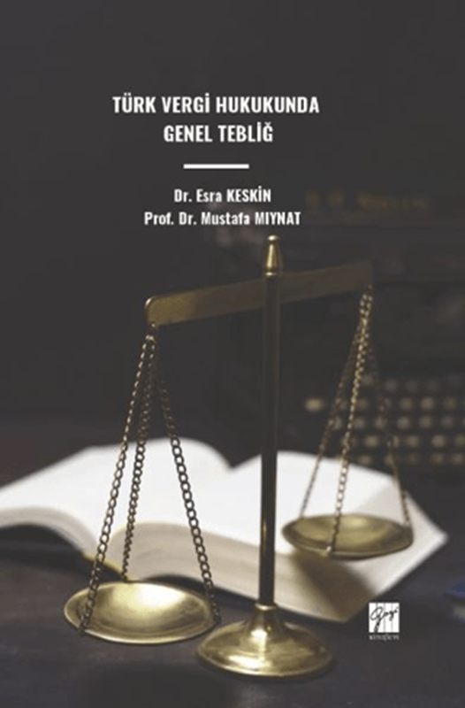 resm Türk Vergi Hukukunda Genel Tebliğ