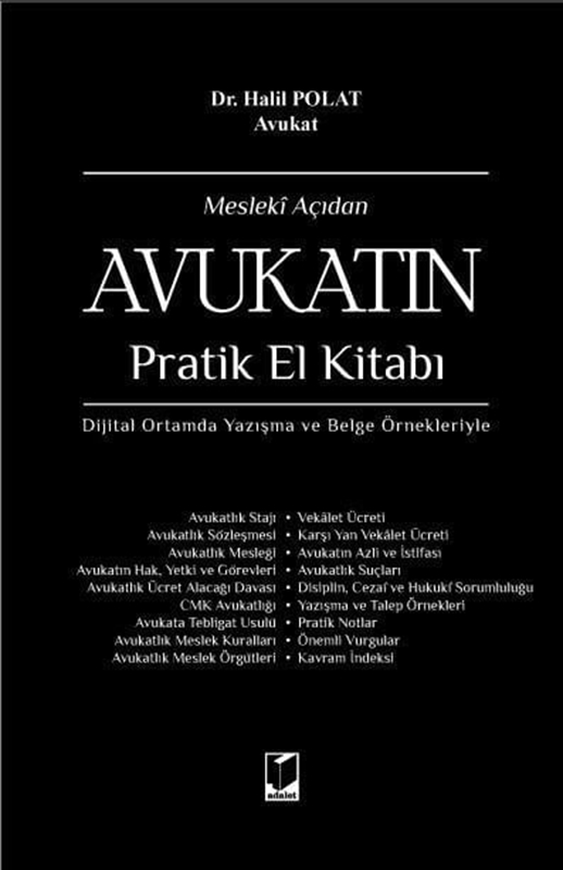 resm Mesleki Açıdan Avukatın Pratik El Kitabı