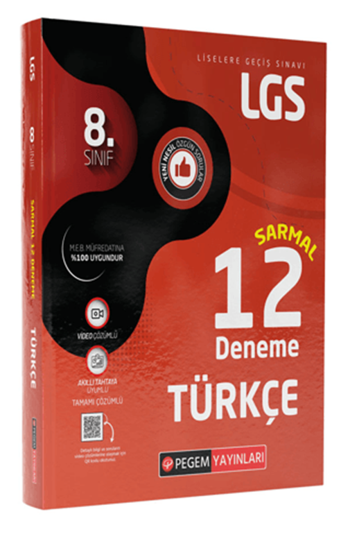 resm LGS 8.Sınıf Türkçe Sarmal 12 Deneme