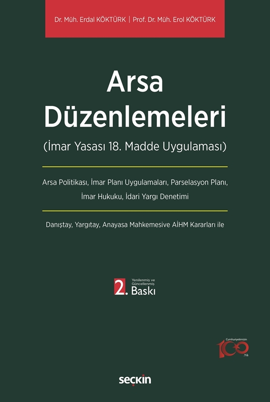 resm Arsa Düzenlemeleri (Ciltli)