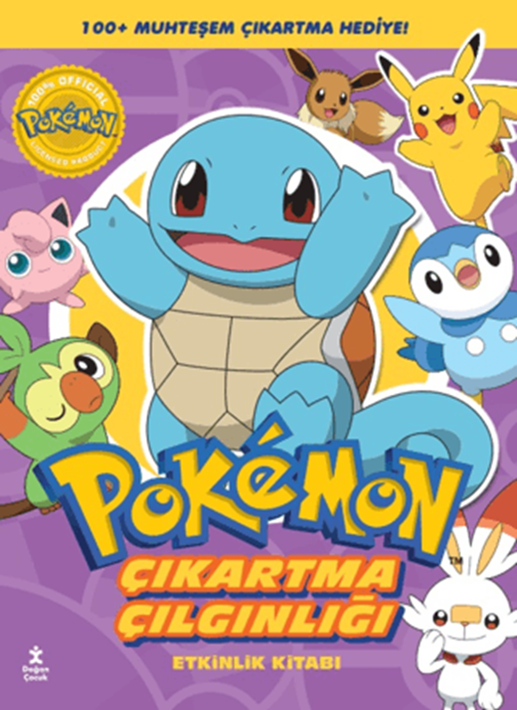 resm Pokemon - Squirtle Çıkartma Çılgınlığı Etkinlik Kitabı