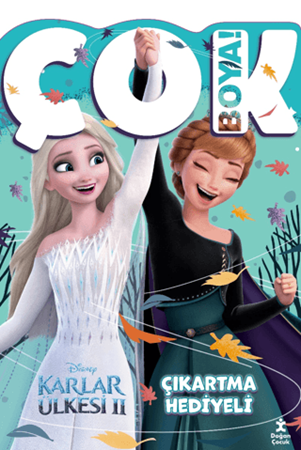 Resim Disney Karlar Ülkesi Çok Boya! Çıkartmalı Dev Boyama Kitabı