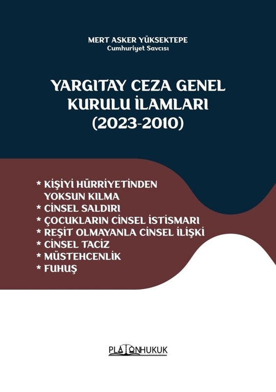 resm Yargıtay Ceza Genel Kurulu İlamları (2023–2010)
