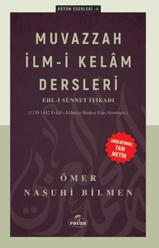 resm Muvazzah İlmi Kelam Dersleri