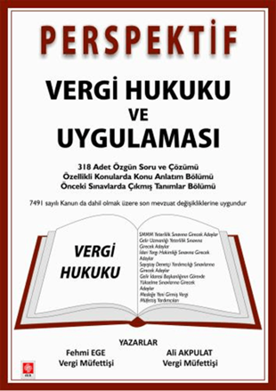 resm Perspektif Vergi Hukuku ve Uygulaması - Özgün Soru ve Çözümü-Konu Anlatım-Çıkmış Tanımlar