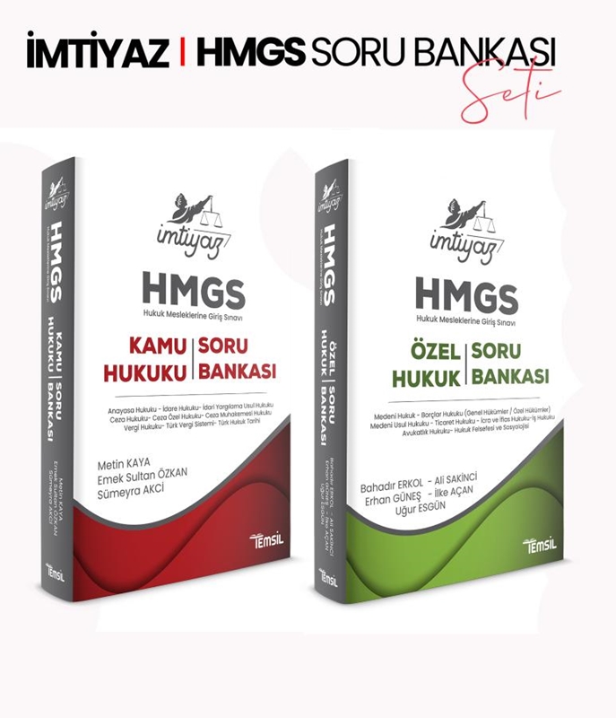 resm İMTİYAZ HMGS Soru Bankası (Kamu Hukuku-Özel Hukuk)