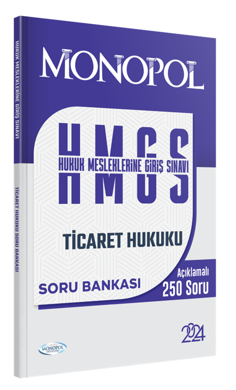 resm HMGS Ticaret Hukuku Soru Bankası Monopol Yayınları