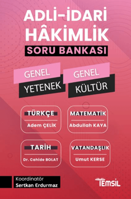 resm Adli - İdari Hakimlik Genel Yetenek - Genel Kültür Soru Bankası