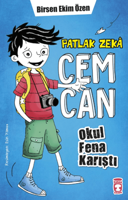 resm Patlak Zeka Cemcan - Okul Fena Karıştı (Fleksi Cilt)