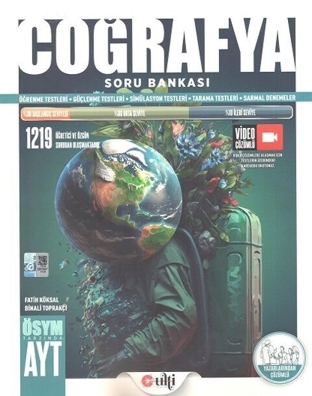 resm Ulti Yayınları 2025 AYT Coğrafya Soru Bankası